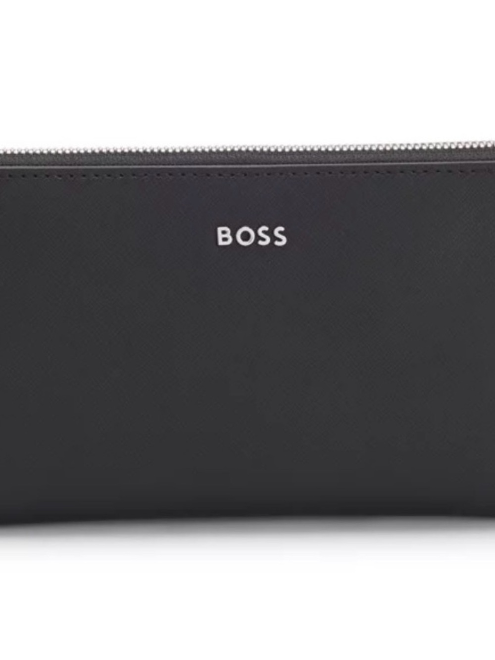 Hugo Boss Black Pouch with Silver Logo